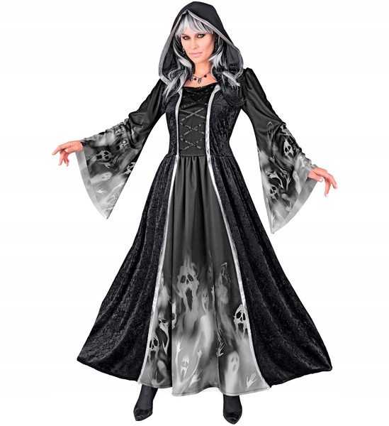 Kostým Temná Dáma Pro Ženy Dámský Převlek Karneval Halloween Xs
