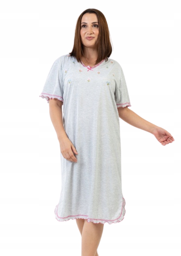 

Koszula Nocna bawełna Vienetta plus +4XL klasyczna