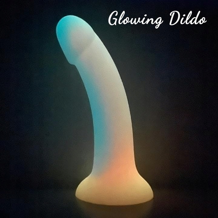 REALISTISCHER Silikonowy Dildo 18CM Tęczowy Z Przyssawką Do Seksu — miniatura 6