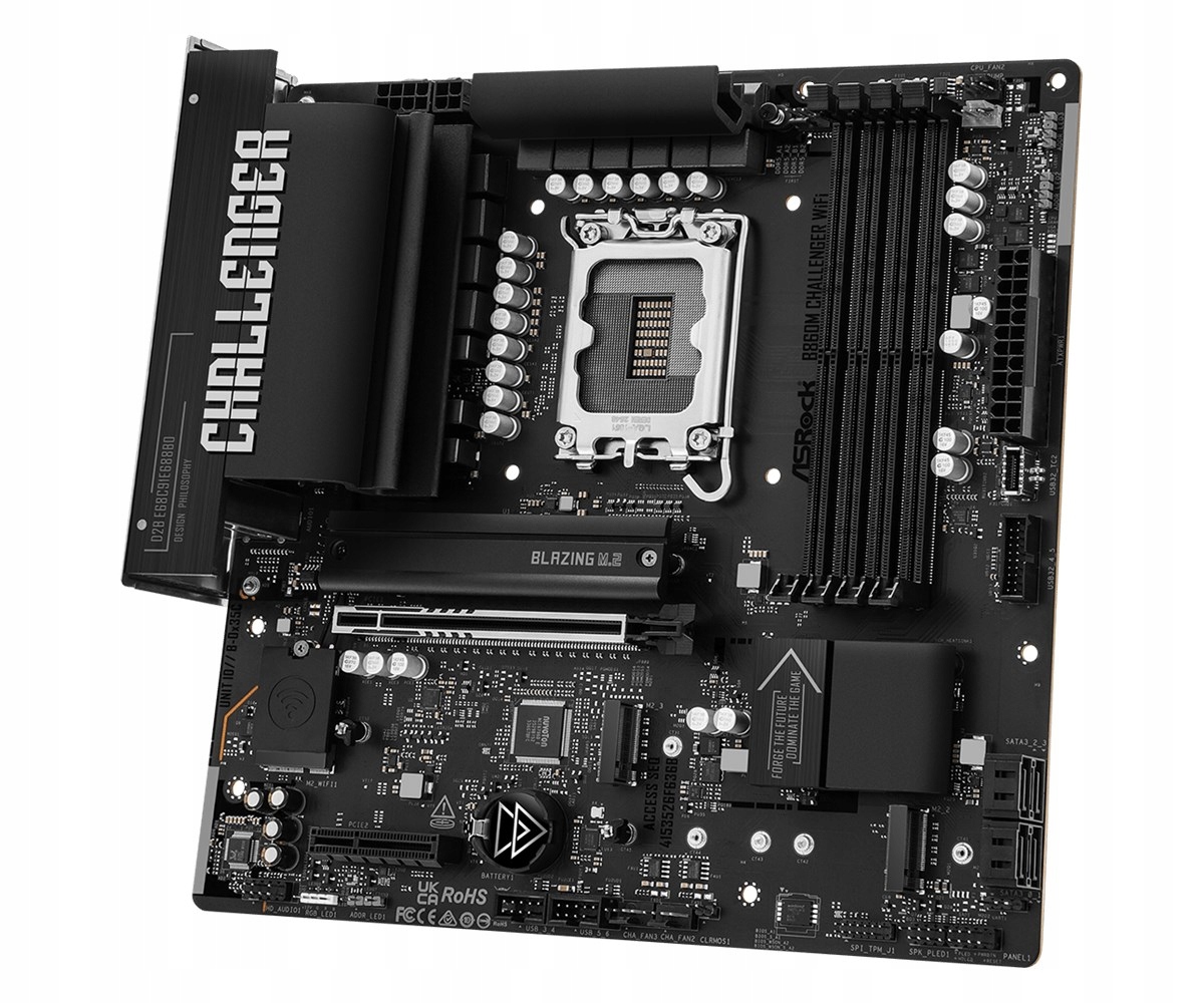 ASROCK B860M CHALLENGER WIFI mATX LGA1851 DDR5 — 9