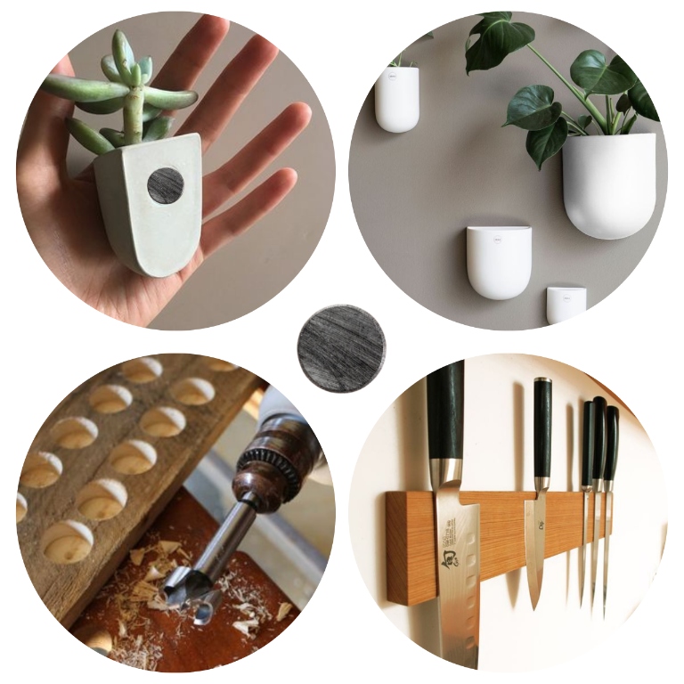 MAGNES FERRYTOWY MAGNESY FERRYTOWE Walcowy 10x3 mm OKRĄGŁY KRĄŻEK MOCNY Wymiary 10x3