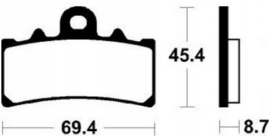 KLOCKI HAM BREMBO PRZOD KTM Duke ABS 125 14 18 Part manufacturer Brembo