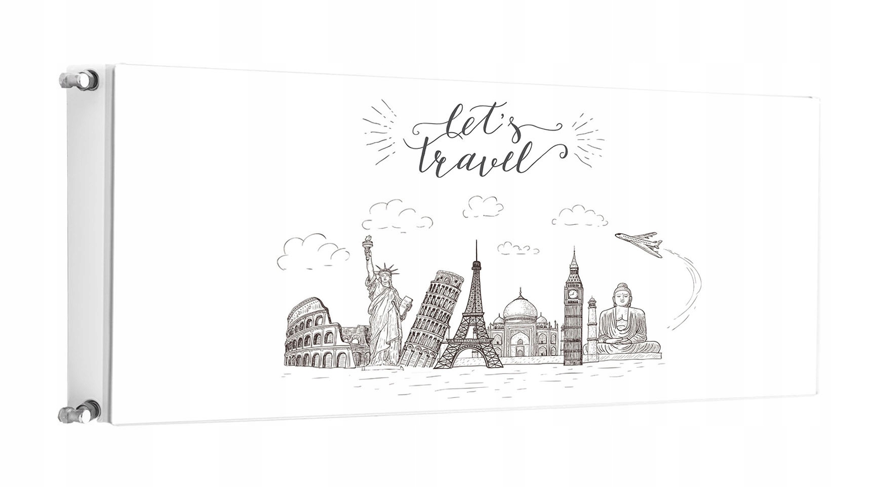 MAGNES MATA MAGNETYCZNA NA KALORYFER 140x60 MIASTO FOTOTAPETA