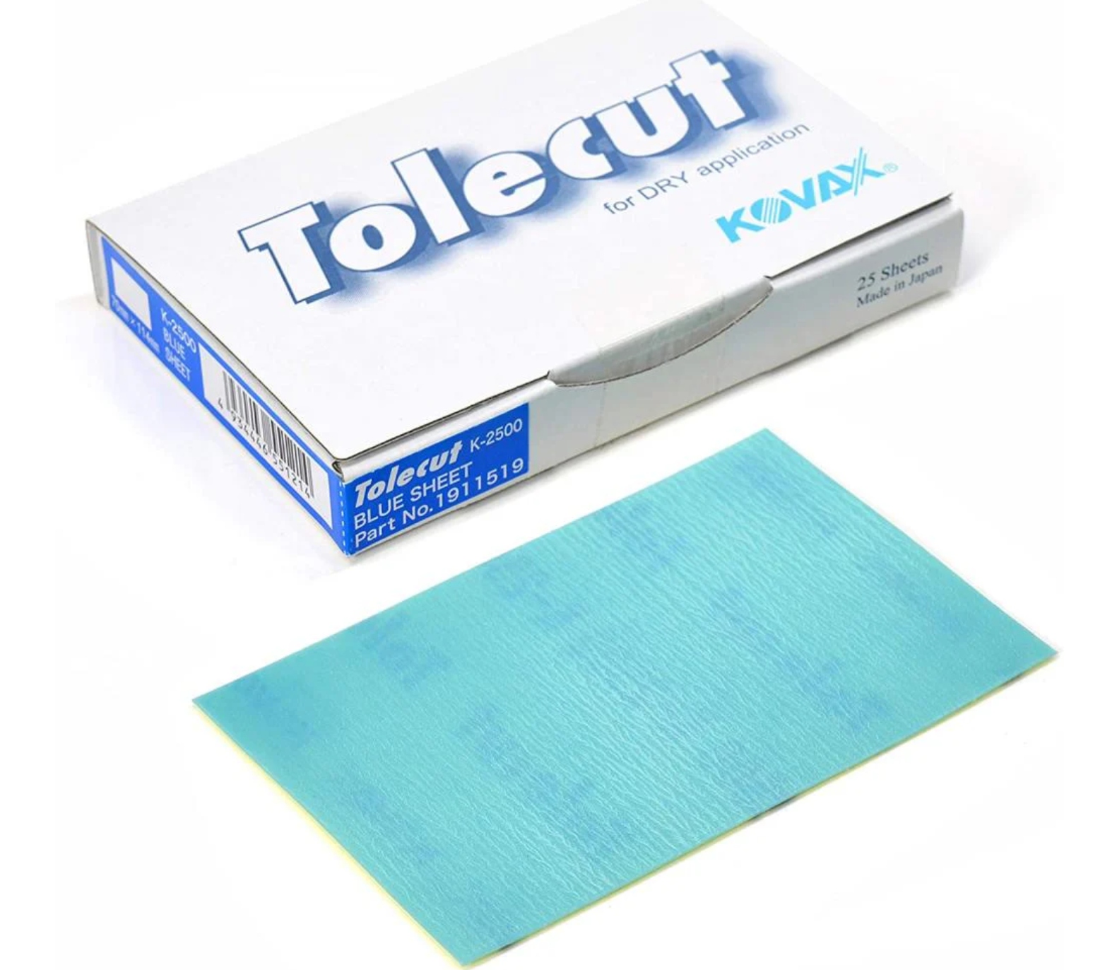 Kovax Tolecut Blue Sheet K2500 1/1 70x114mm 1szt.