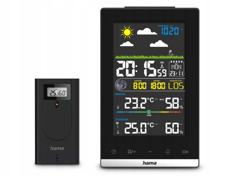 Stacja pogody Hama Jamaica Czarny