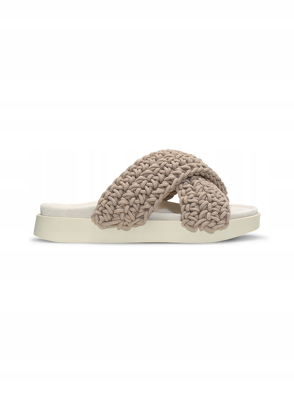 Inuikii Klapki Woven Taupe 40