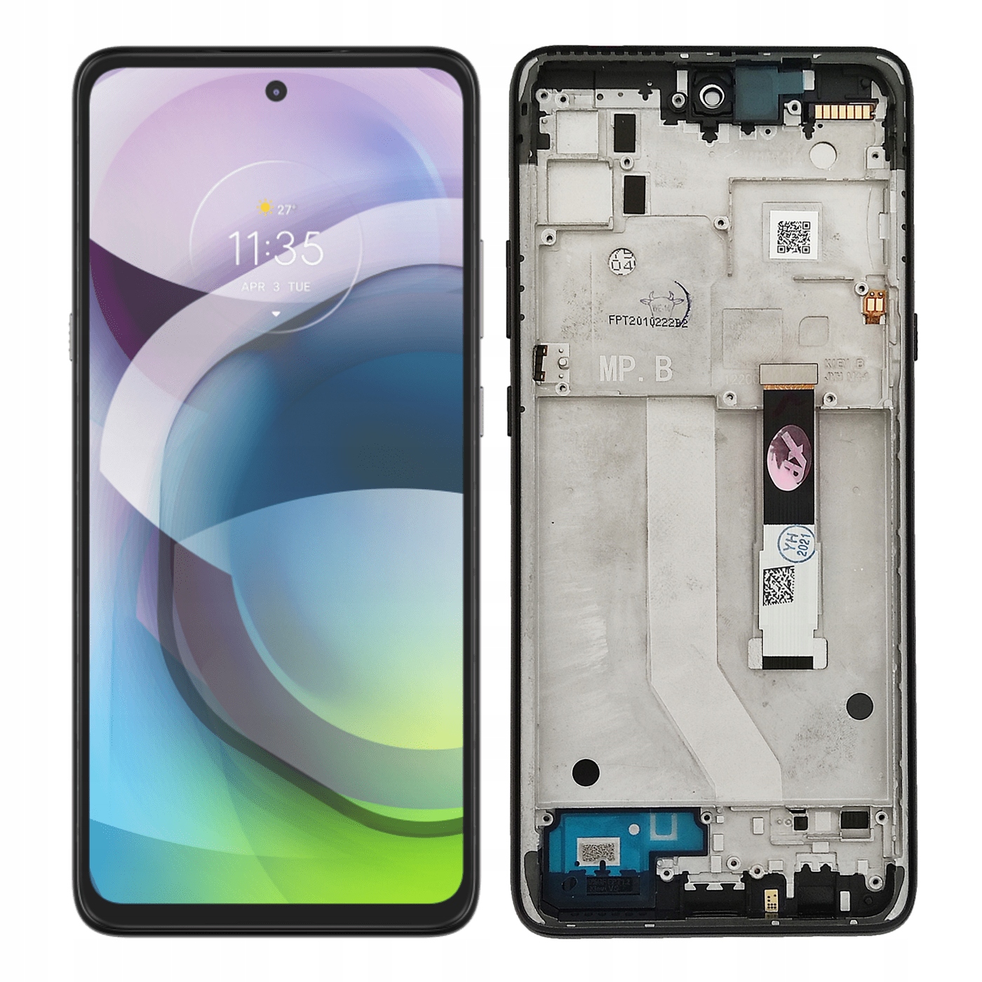

LCD Wyświetlacz Dotyk Ramka do Motorola Moto G 5G