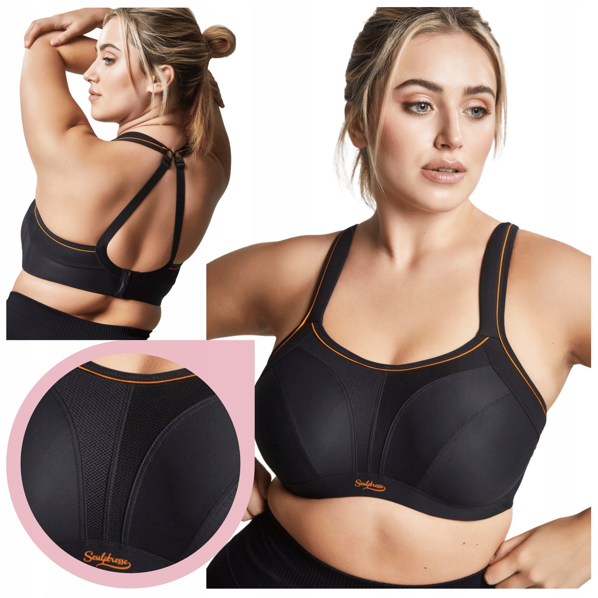 Podprsenka Panache Sports Sculptresse Wired N-Padded černá 34G/75I