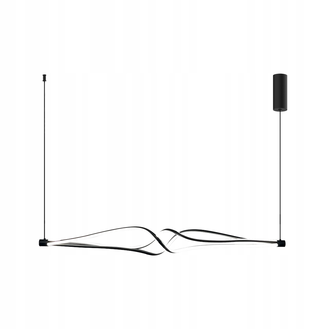MiLAGRO Závesná lampa Twister 56W Led Stropný luster Osvetlenie
