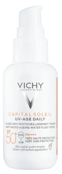 Vichy Capital Soleil Uv-age Daily Lekki Fluid Koloryzujący SPF50+ 40 ml