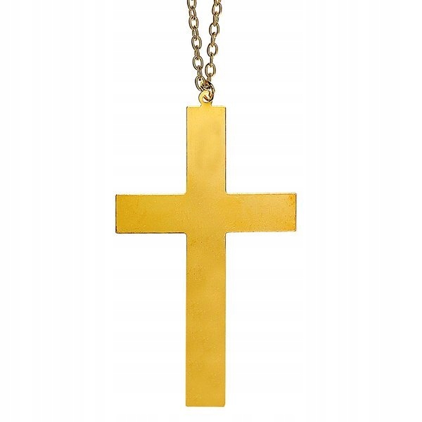 

Złoty Krzyż Na Łańcuszku Duży Krzyżyk