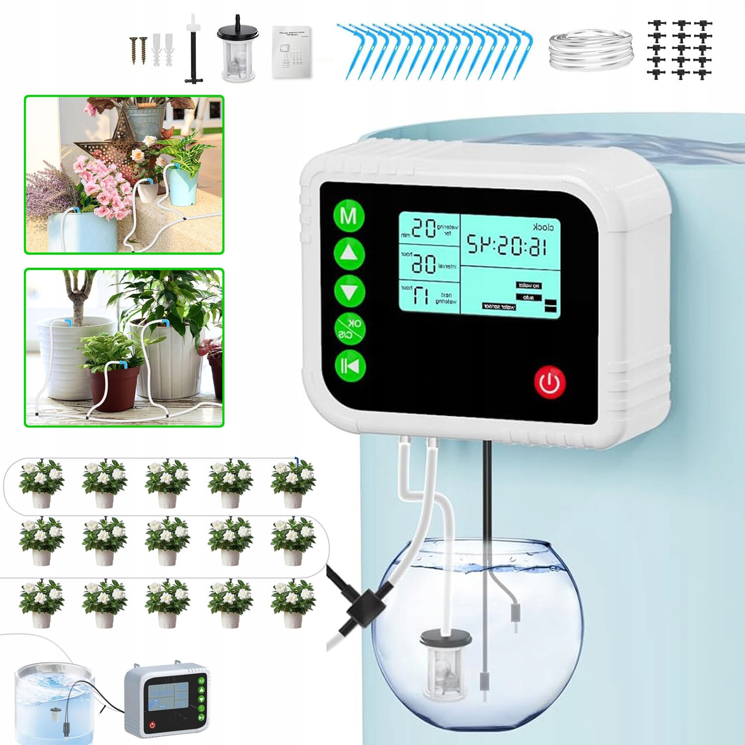 System Nawadniania Ogrodu, Nawadnianie Kropelkowe, Zestaw Do Nawadniania