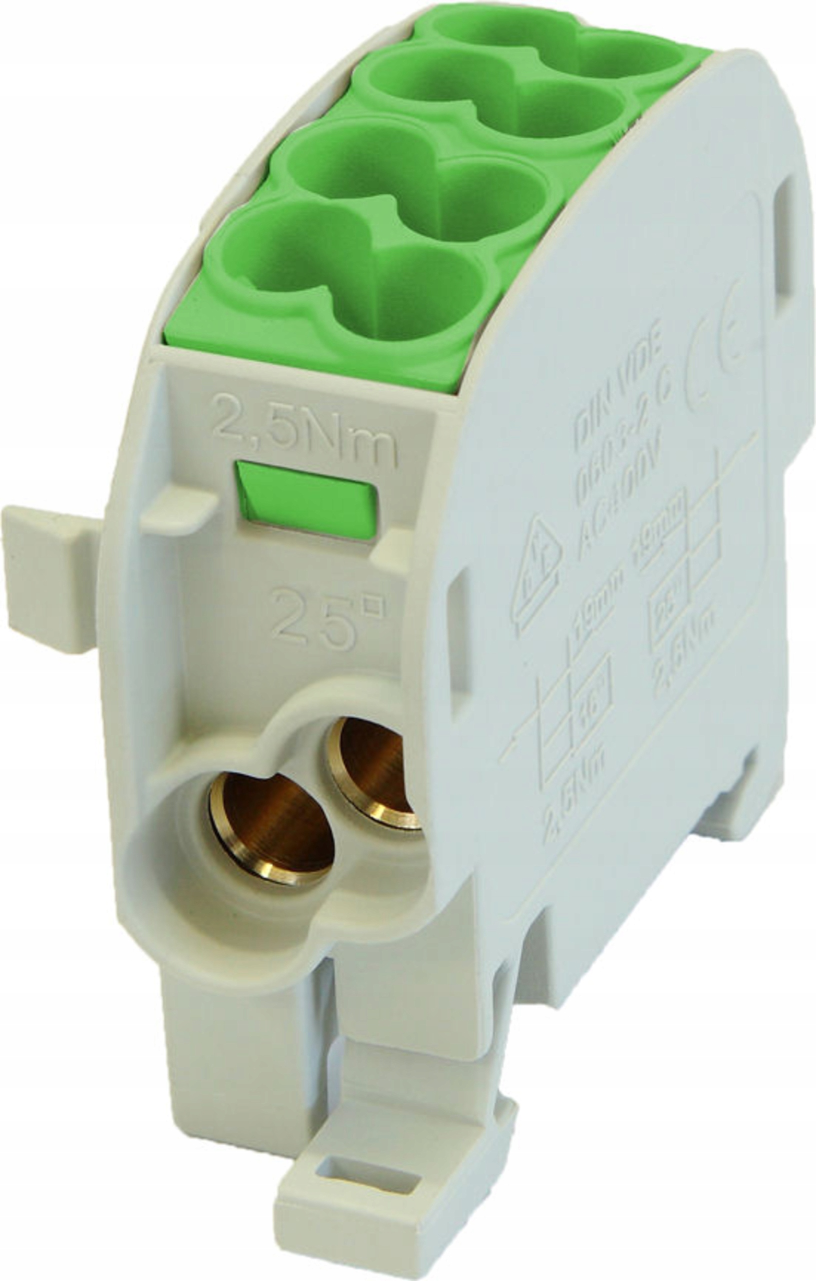 

Blok rozdzielczy 4x2,5-25mm2 zielony Hl Simet