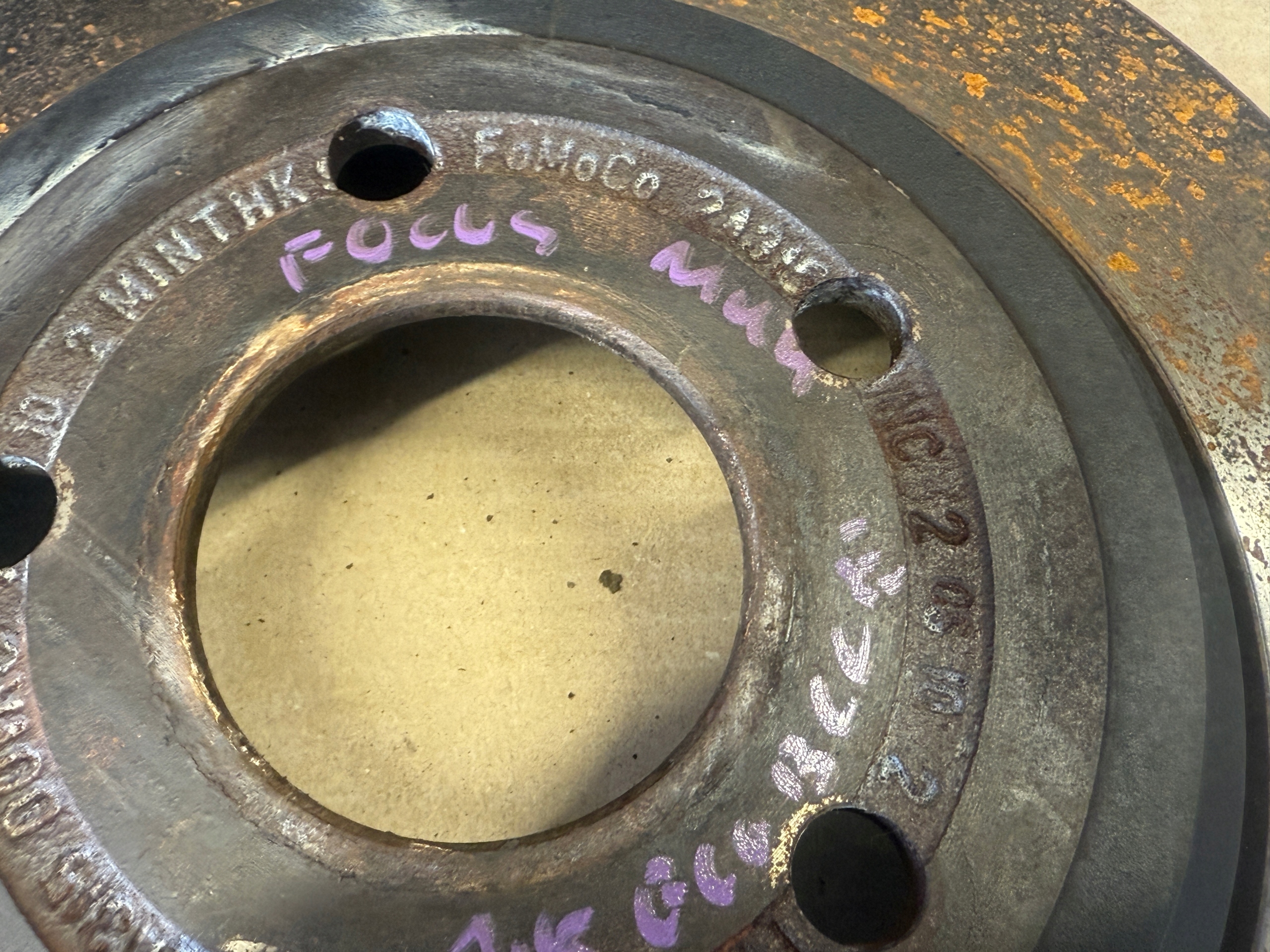 FORD FOCUS MK4 LIFT 1.5 ECOBLUE discs brake rear part KOMPLET 2A315
