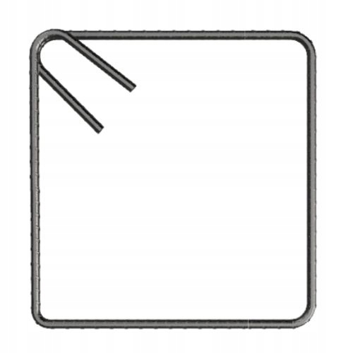 15x15 Strzemiona zbrojeniowe 100 sztuk