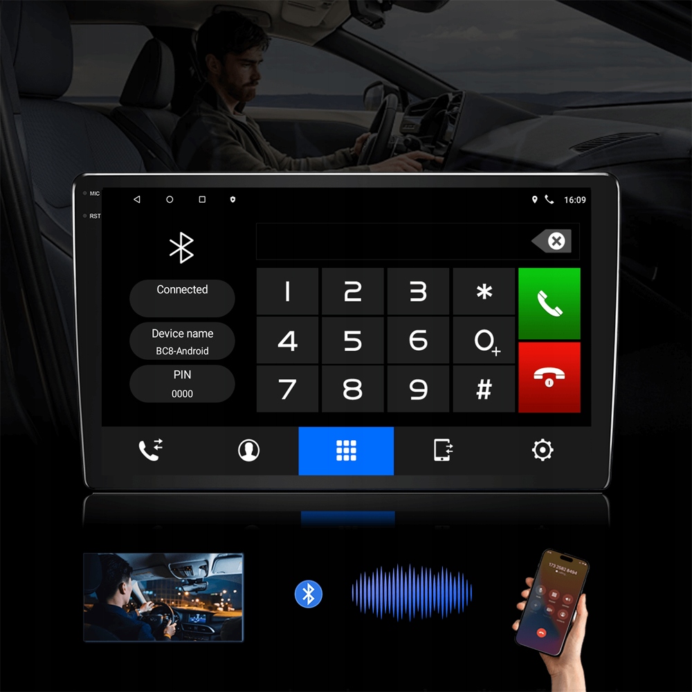 RADIO ANDROID 13 TOYOTA COROLLA VERSO 2004-2009 ANDROID AUTO CARPLAY 4G/64G Rodzaje odtwarzanych nośników USB