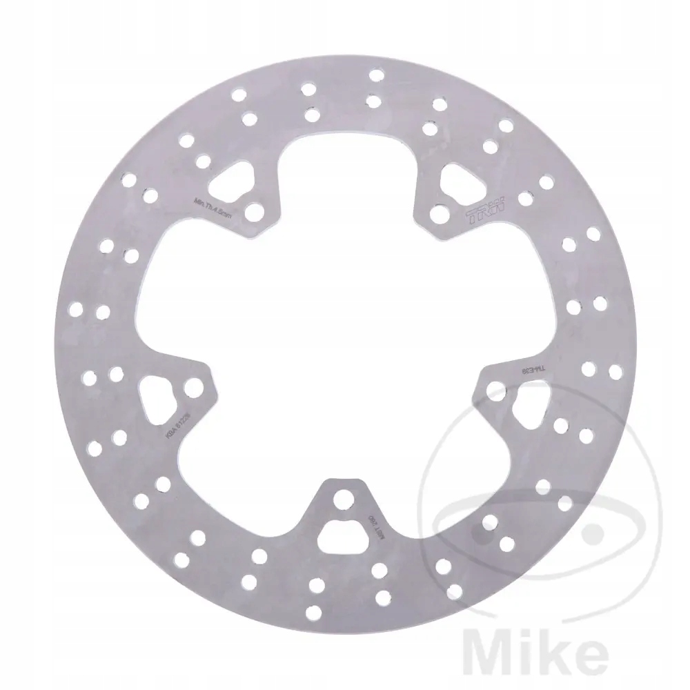 Zadný brzdový kotúč Trw MST280
