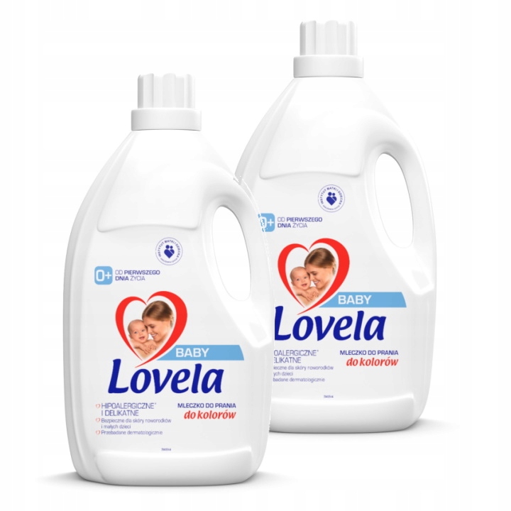 

Lovela Baby Mleczko Prania Kolor 2x4,5l (100 pr)