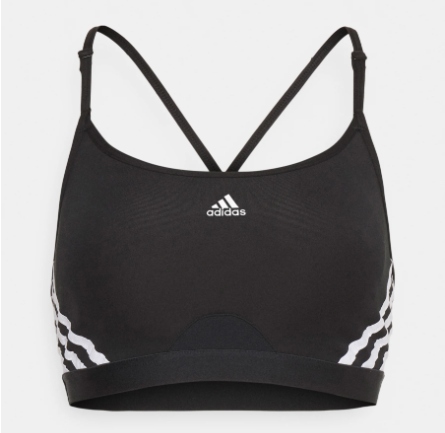 Adidas stanik biustonosz sportowy Aeroreact HC7862 czarny r. M DD