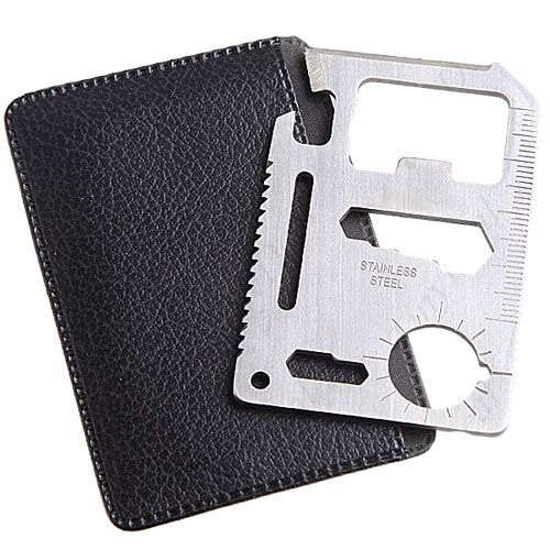 

Survivalowa karta przetrwania 11 funkcji 69x45 mm