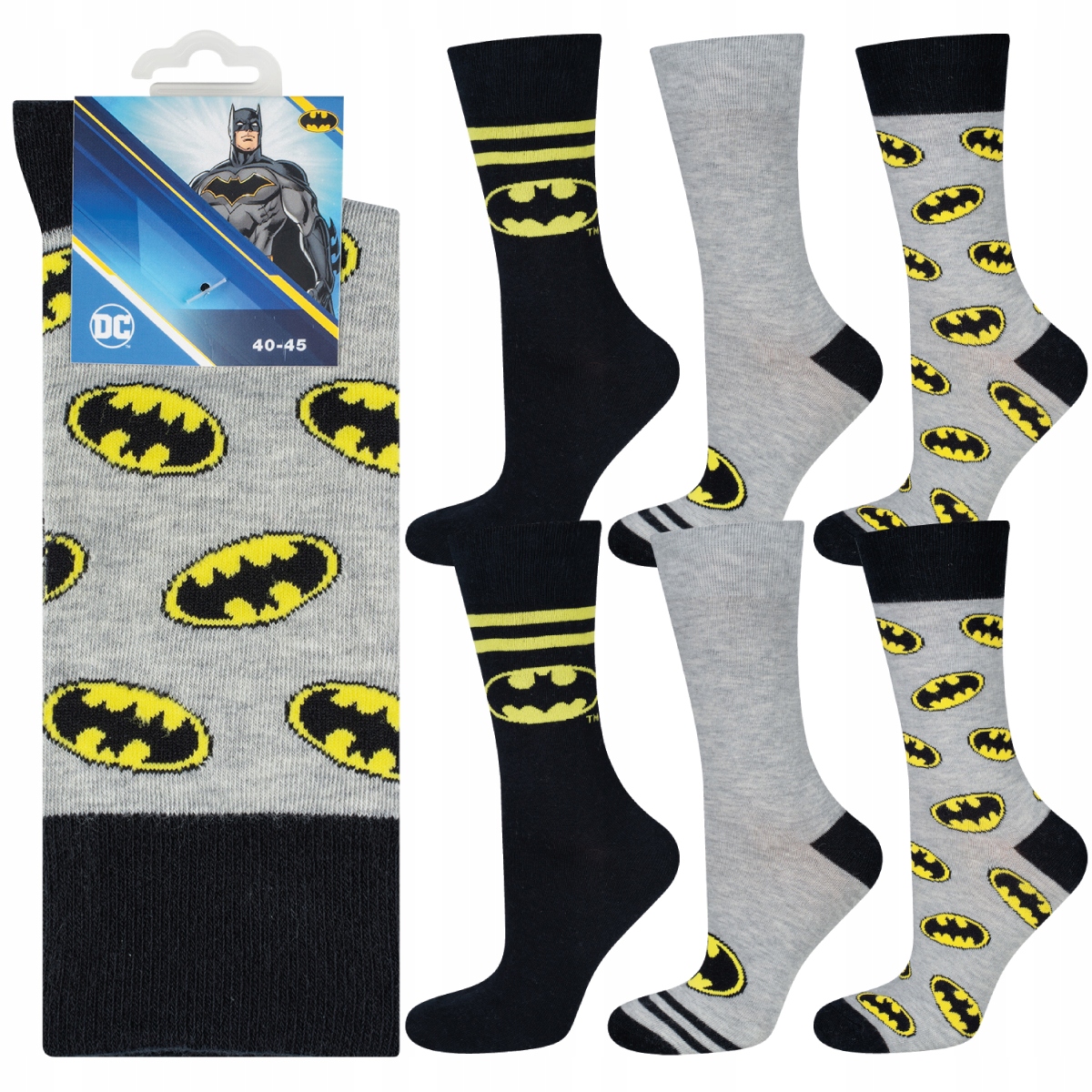 

Długie Skarpety Batman Soxo Dla Chłopaka