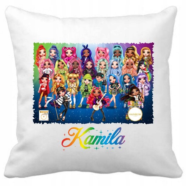 

Poduszka imię Rainbow High dla dziecka