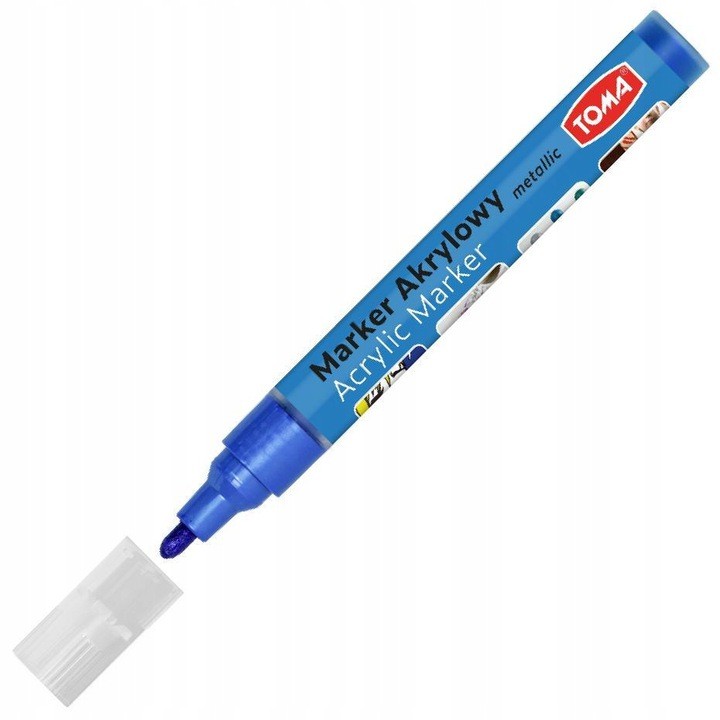 

Marker akrylowy Metaliczny Niebieski 2,5 mm Toma