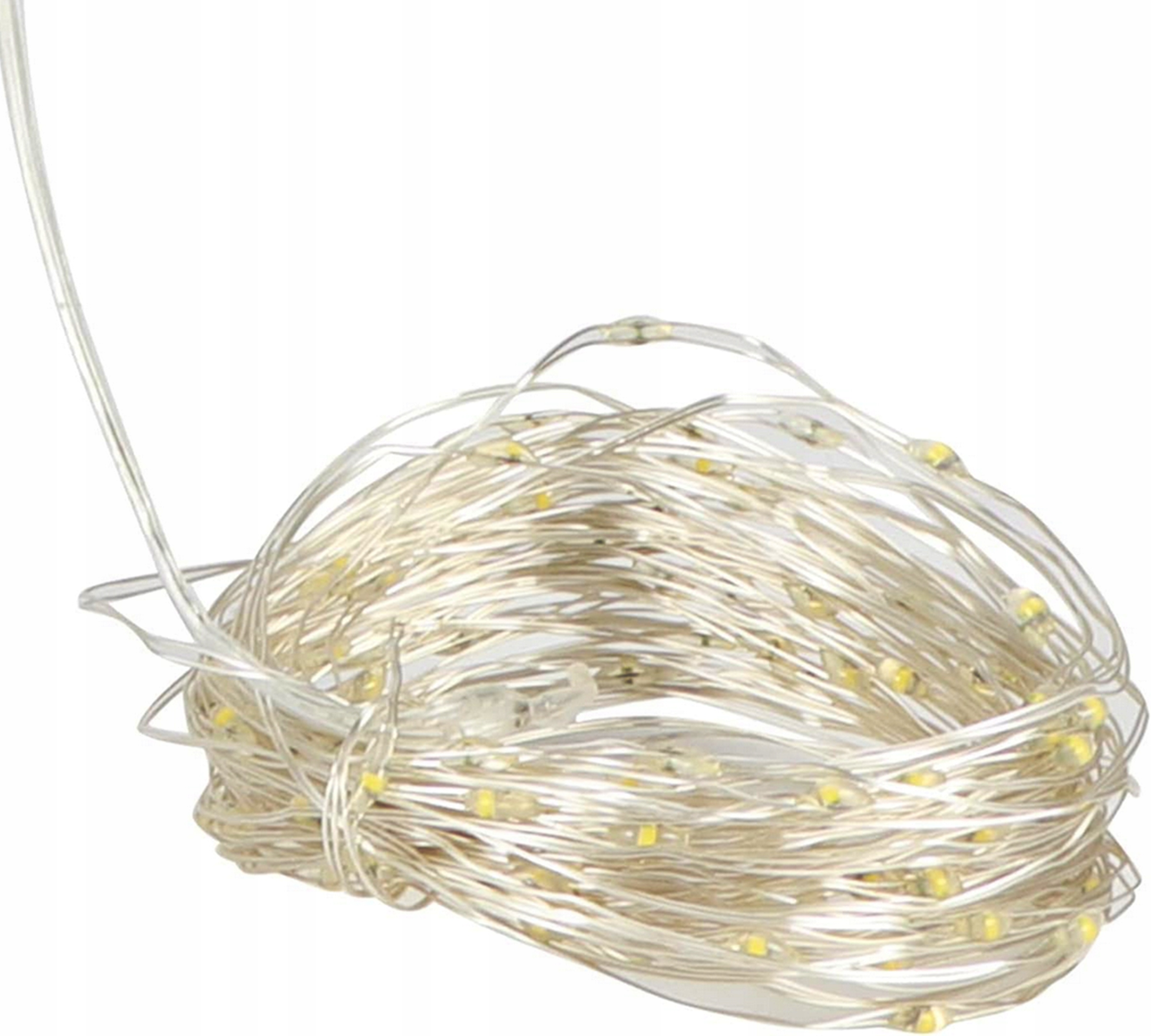 GIRLANDA SOLARNA DRUCIK LAMPKI OGRODOWE OZDOBA NA CHOINKĘ 200 LED ZIMNE Stan opakowania oryginalne