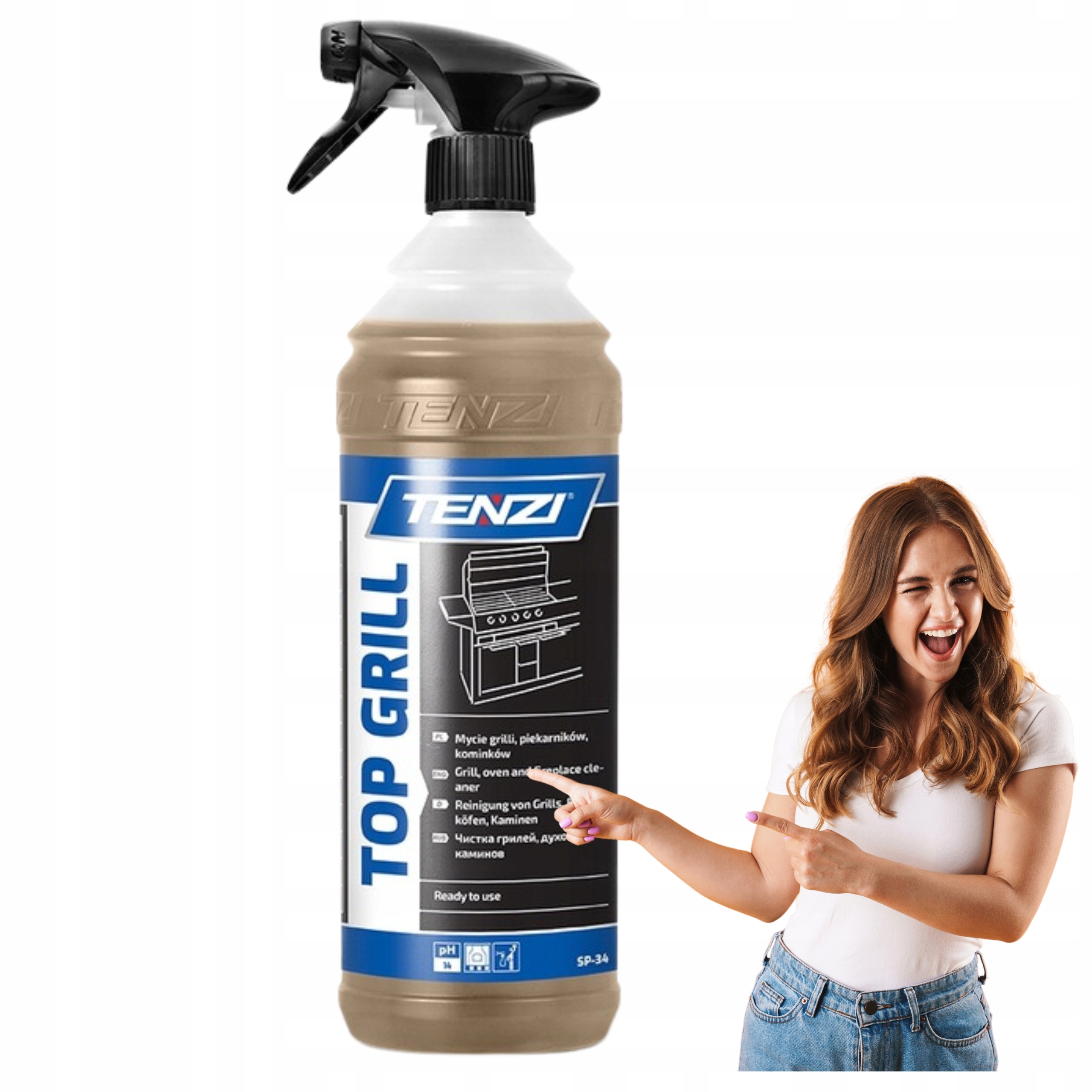 Środek do Mycia Piekarnika Grilla Kominka 2x 1L Waga produktu 1 kg