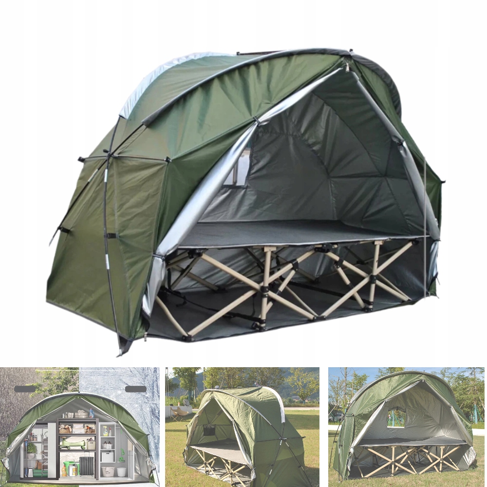 Stan Zahradní Budka Pro Skladování Zelená 210D Nový