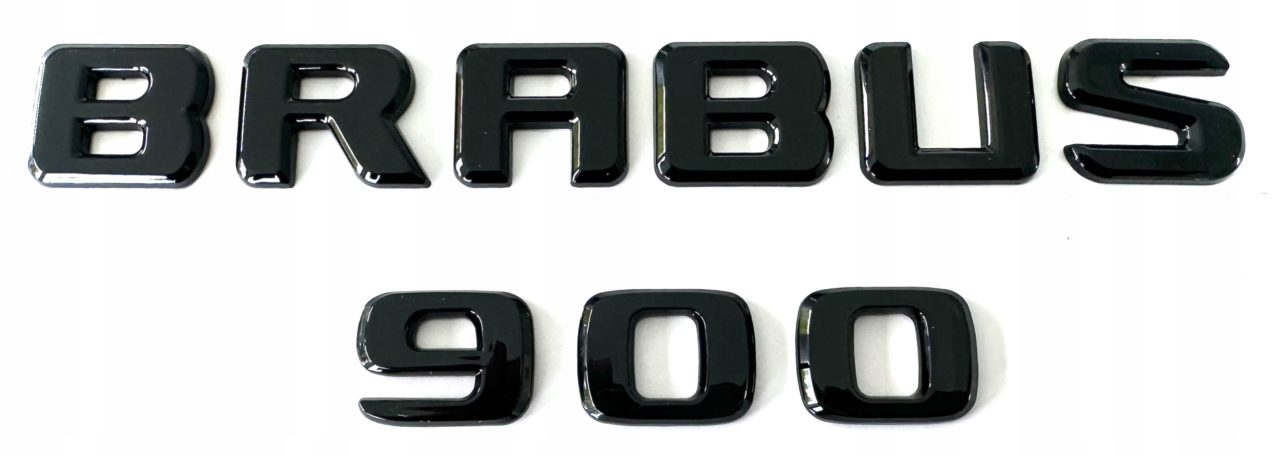 Mercedes-Benz Brabus 900 emblém znak nápis čierna