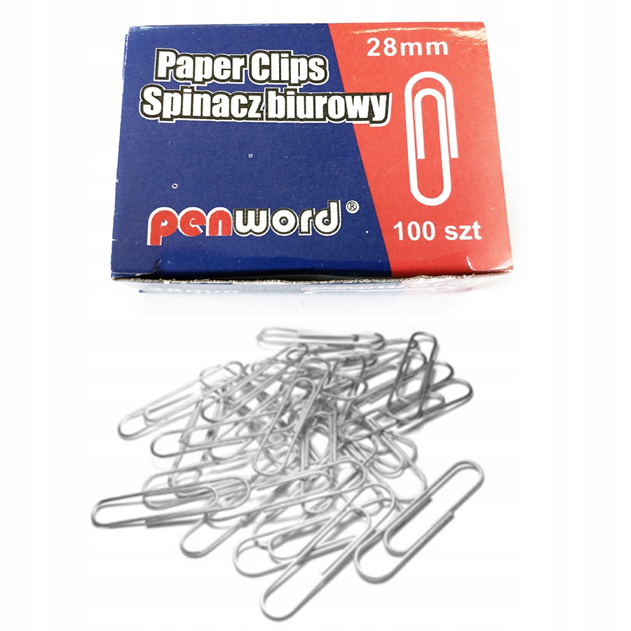 

Penword Spinacz 28 mm metalowy 100szt.
