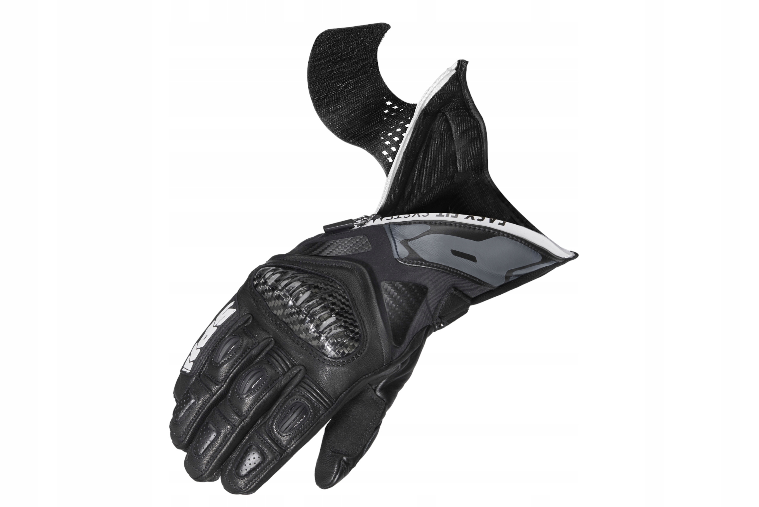 Rękawice motocyklowe Spidi Carbo Fit czarne S Rozmiar S