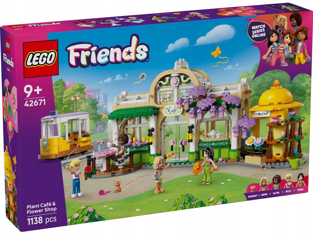 Lego 42671 Friends Zelená kavárna a květinářství
