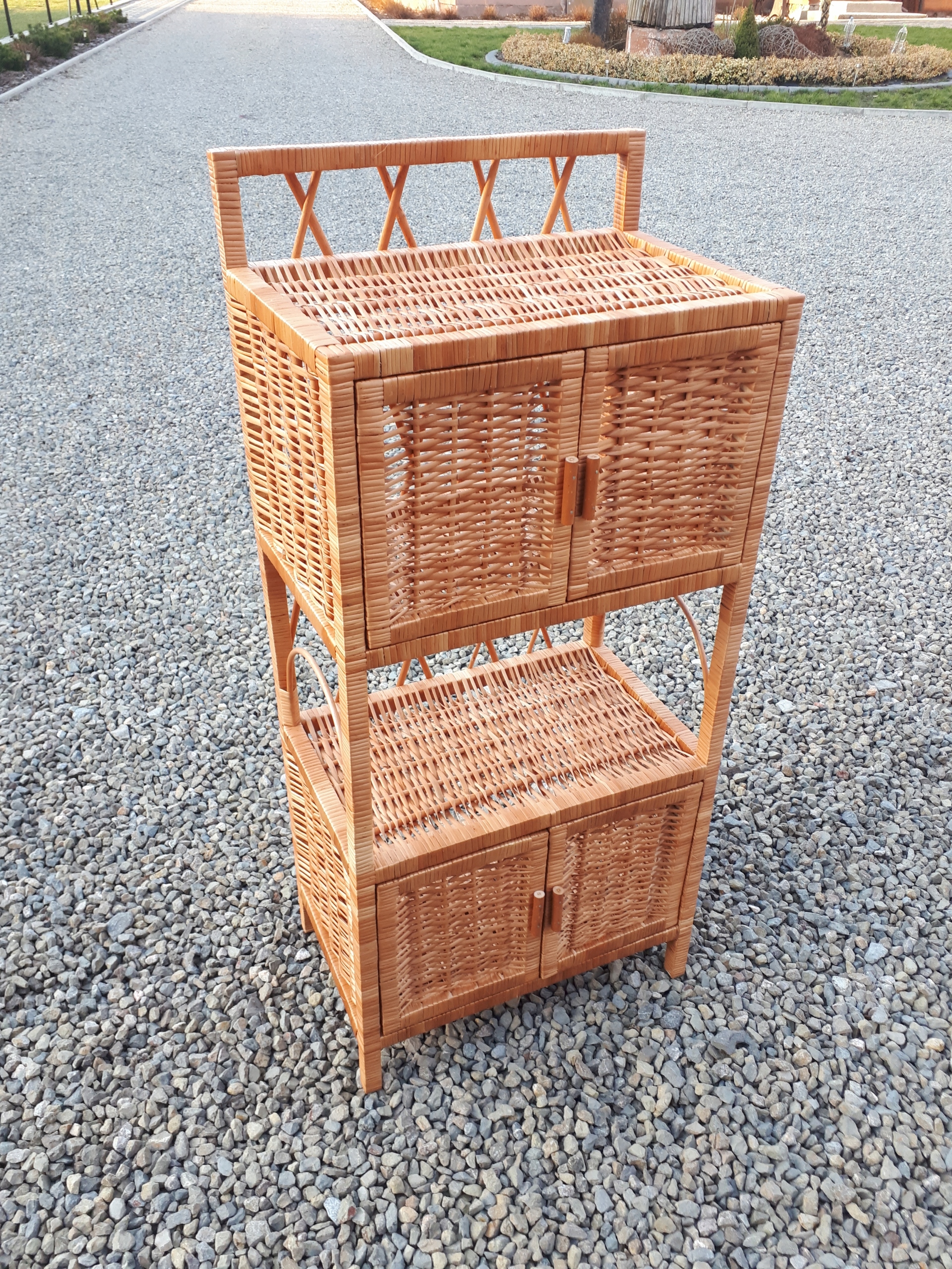 SZAFKA WIKLINOWA ETAŻERKA PÓŁKA, EKOLOGICZNA 100cm Marka Wyroby wiklinowe