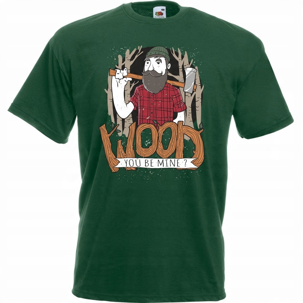 

Koszulka śmieszna wood you kawał S butelkowa