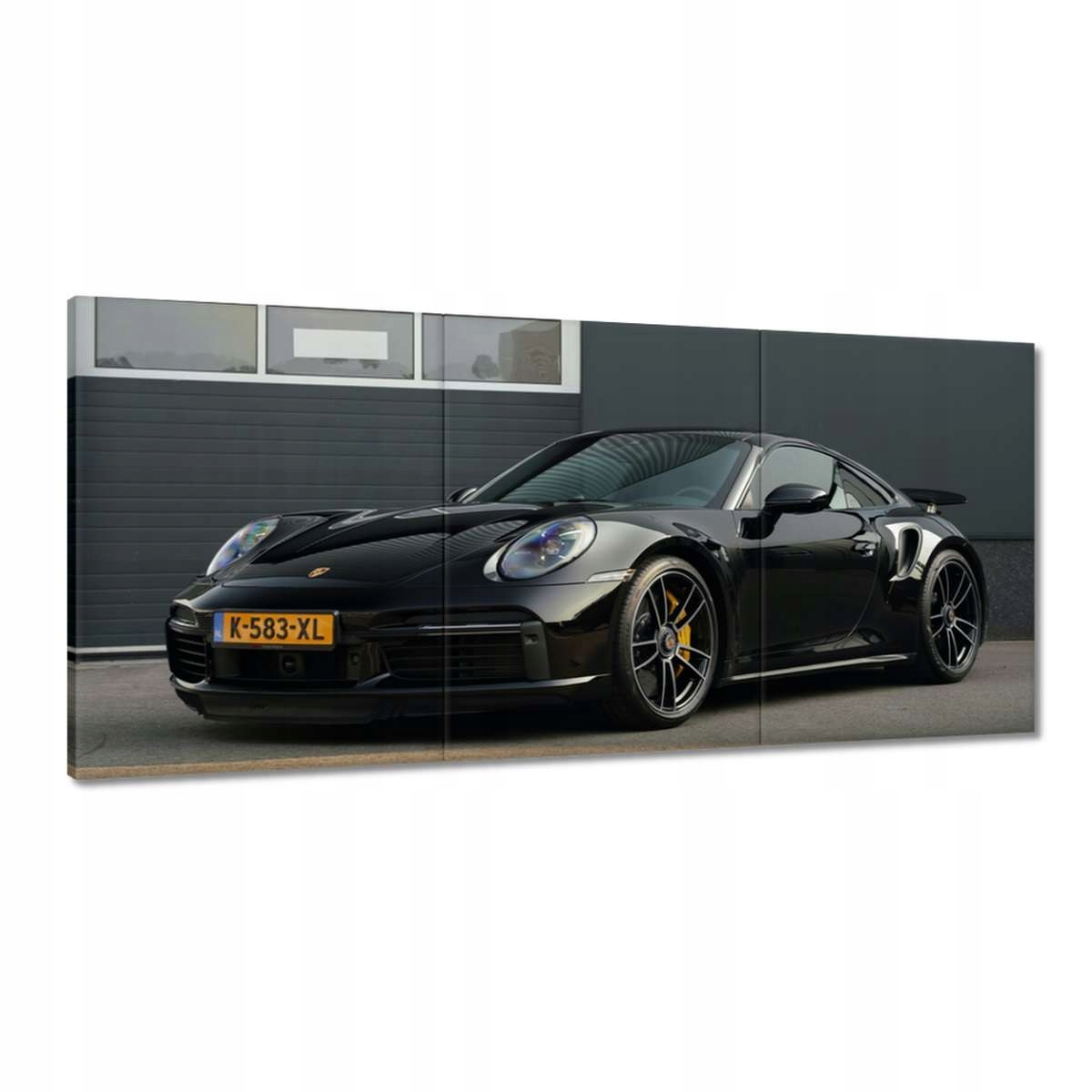 Obrazy 210x100 Čierne Porsche Auto