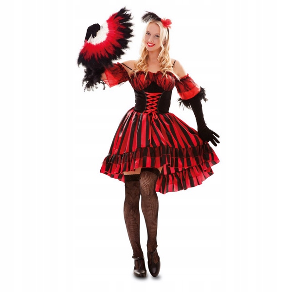 Kostým Tanečnice Western Převlek Pro Ženy Karneval M/L