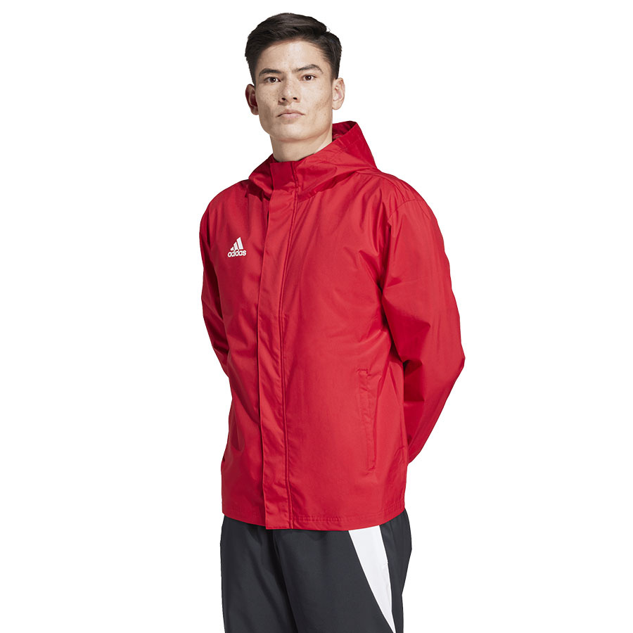 Adidas Entrada 22 All Weather [L] Pánská bunda červená