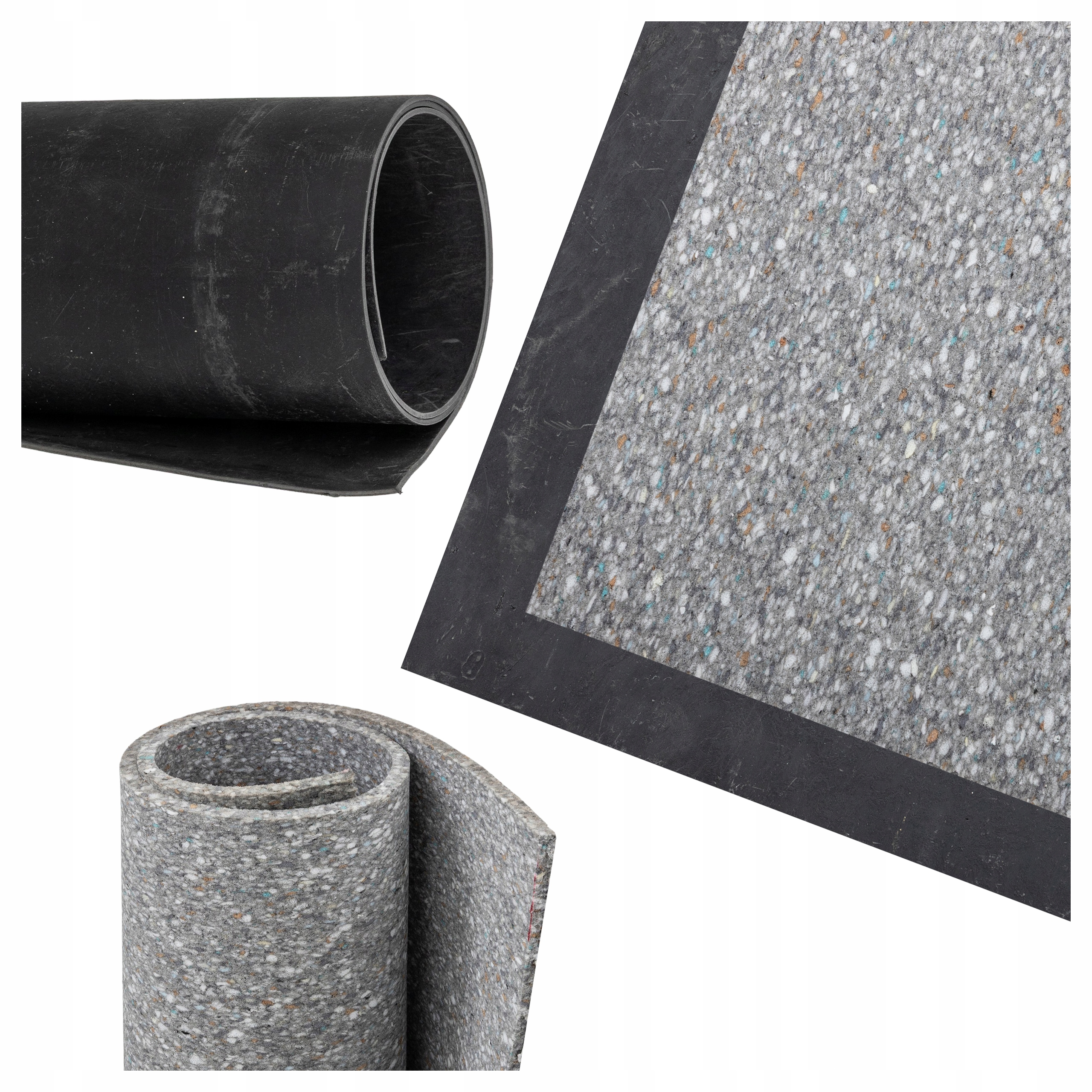 Podložka tlumící strop pod podlahovou krytinu 12 mm, měkká podlaha