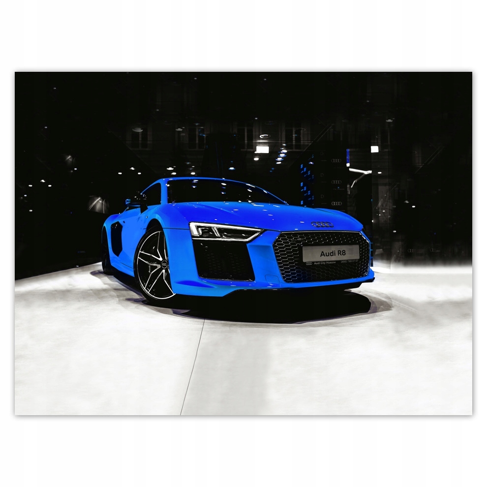 

Plakaty 40x30 Niebieskie Audi R8