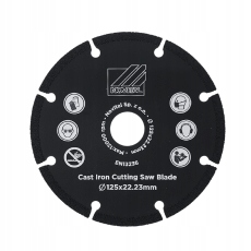 Diamantový kotouč segmentový pro řezání 125x3,0x22,23 Gr. D851