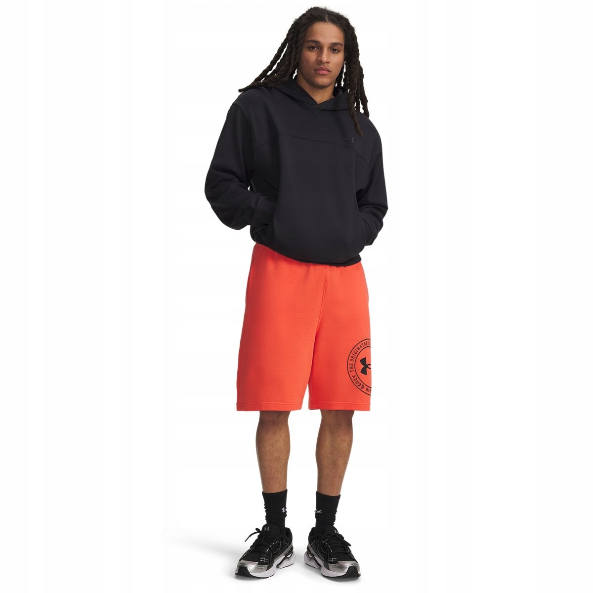 Męskie spodenki dresowe Under Armour Ua Rival Graphic Shorts Czerwony L