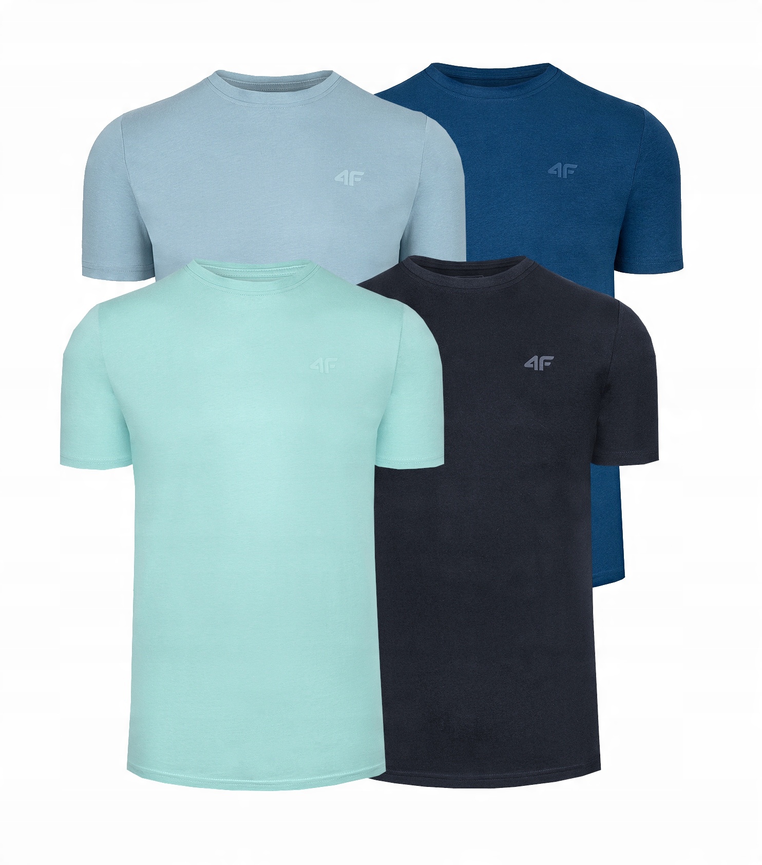 

4F T-shirt Koszulka Męska Zestaw 4 Szt.