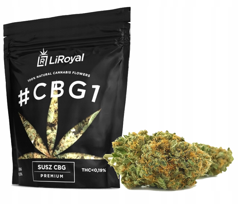 

Susz Cbg Konopny 9,5% 5G Liroyal pełne spektrum