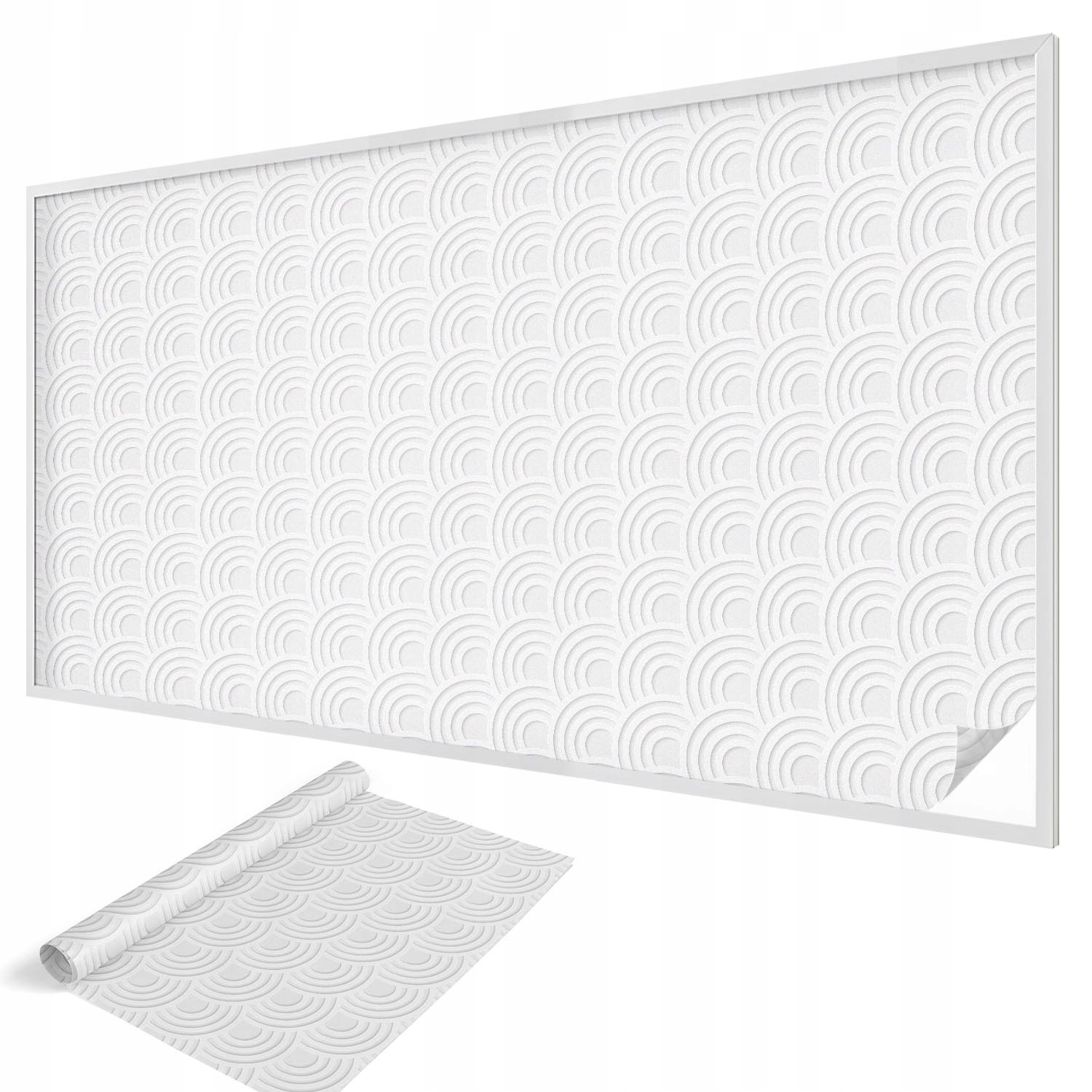 Dýha na sklo Balkon Samolepicí Vitrážová Ozdobná Šedé oblouky 200x116