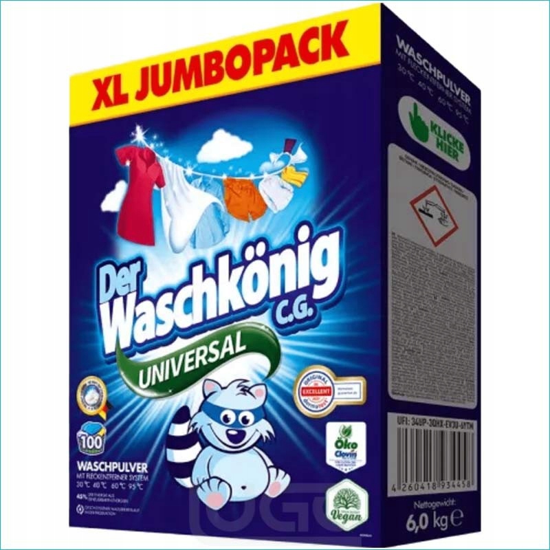 Levně Der Waschkönig Universal 6 kg prací prášek