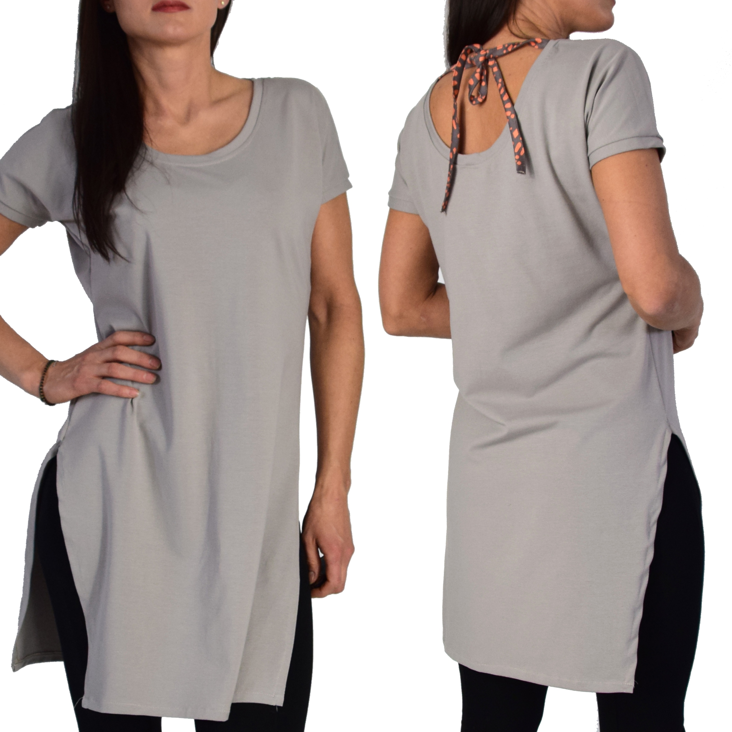 

Xs _ Ola cotton tunika dekolt plecy Collibri 1211