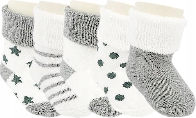 Skarpetki niemowlę frotte 5par Ateid 1-3 lat