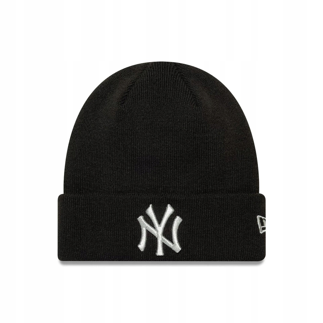 New Era čepice beanie Ny Yankees Metallic černá 60691271